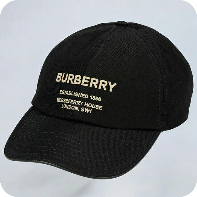 バ−バリ− キャップ メンズ ブランド BURBERRY 8068034 L ブラック 8068034-L