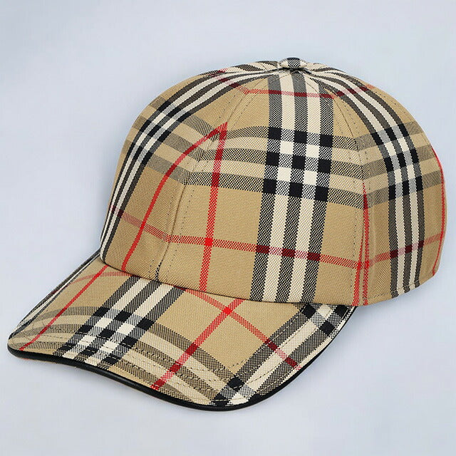 バ−バリ− キャップ メンズ ブランド BURBERRY 8068041 M ベージュ 8068041-M