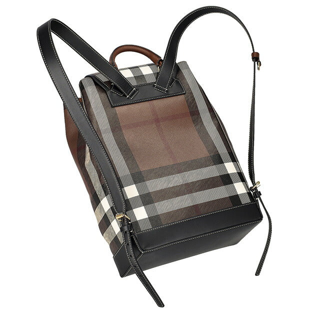 バ−バリ− リュック メンズ ブランド BURBERRY チェック 8069664 ブラウン 8069664