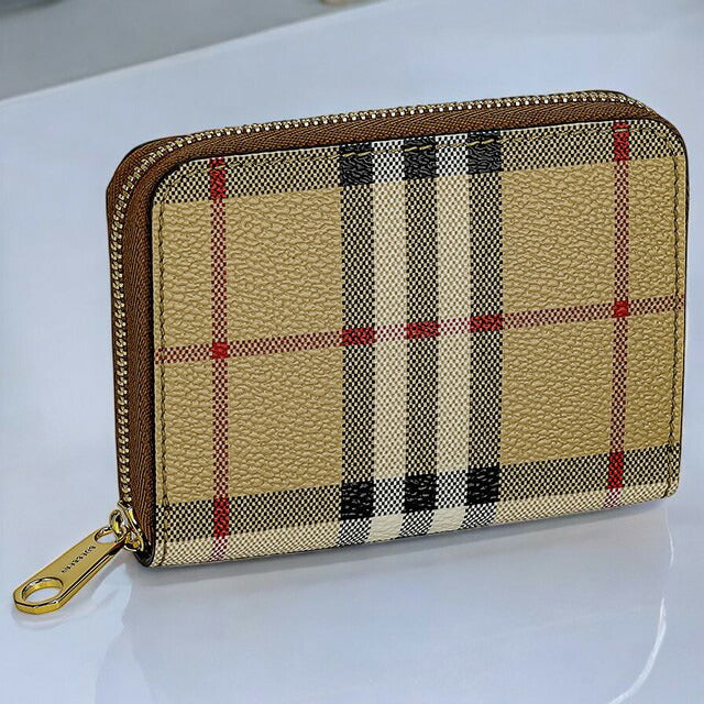 バ−バリ− コインケース レディース ブランド BURBERRY チェック 8070600 ベージュ 8070600
