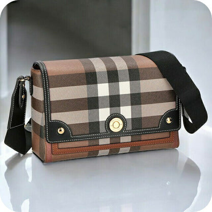 バ−バリ− ショルダーバッグ レディース ブランド BURBERRY チェック 8071385 ブラウン 8071385