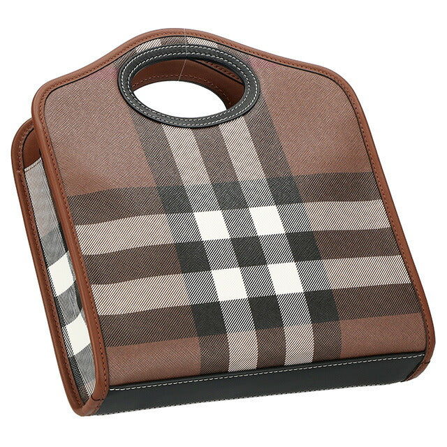 バ−バリ− ハンドバッグ レディース ブランド BURBERRY チェック 8071386 ブラウン 8071386