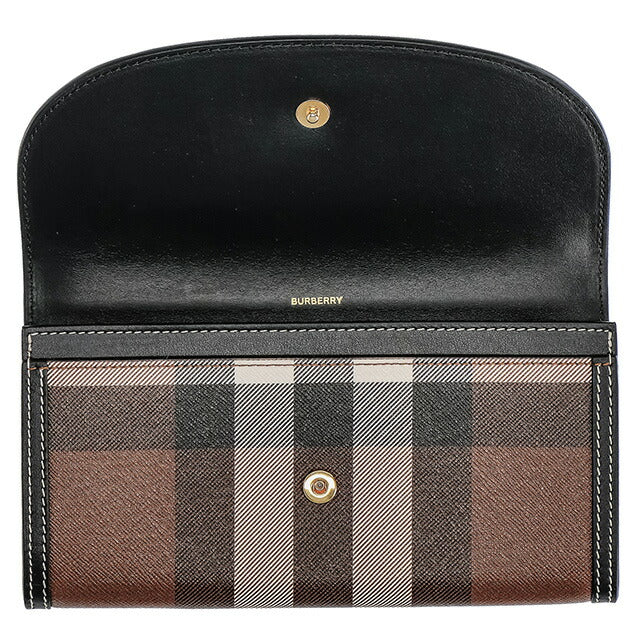 バ−バリ− 長財布 メンズ ブランド BURBERRY チェック 8072668 ブラウン 8072668