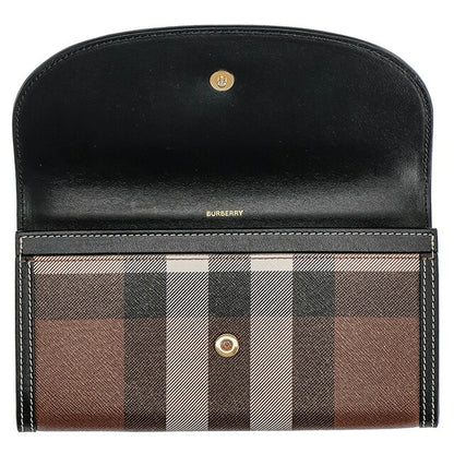 バ−バリ− 長財布 メンズ ブランド BURBERRY チェック 8072668 ブラウン 8072668