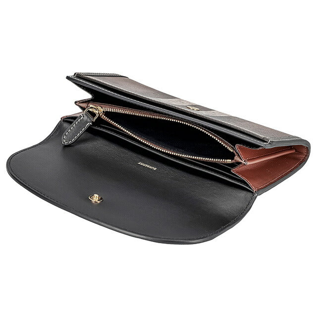 バ−バリ− 長財布 メンズ ブランド BURBERRY チェック 8072668 ブラウン 8072668