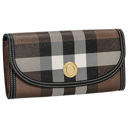 バ−バリ− 長財布 メンズ ブランド BURBERRY チェック 8072668 ブラウン 8072668