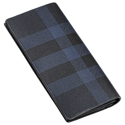 バ−バリ− 長財布 メンズ ブランド BURBERRY チェック 8073281 ブラック 8073281