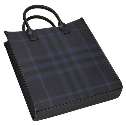 バ−バリ− トートバッグ メンズ ブランド BURBERRY チェック 8074097 ネイビー 8074097