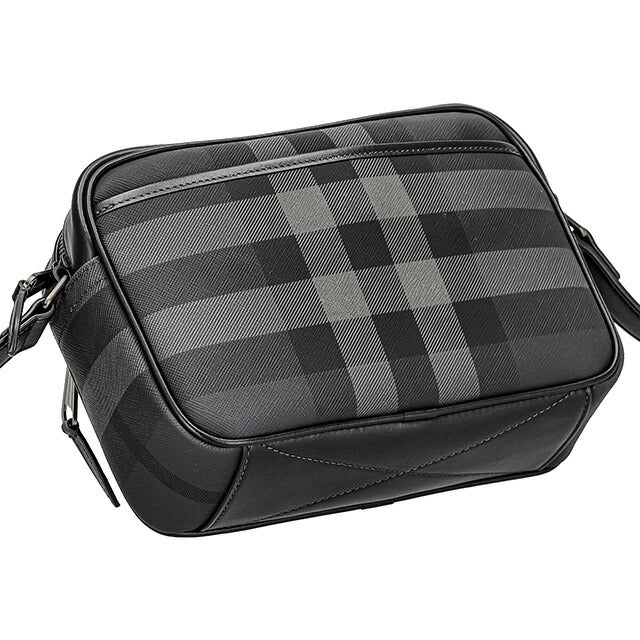 バ−バリ− ショルダーバッグ メンズ レディース ブランド BURBERRY チェック 8074099 ブラック 8074099