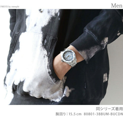 Edox Neptunian Grande储备日期自动观看品牌男士EDOX 80801-3BUM-BUIN