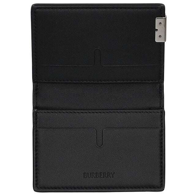 バ−バリ− 名刺入れ メンズ ブランド BURBERRY 8083772 ブラック 8083772