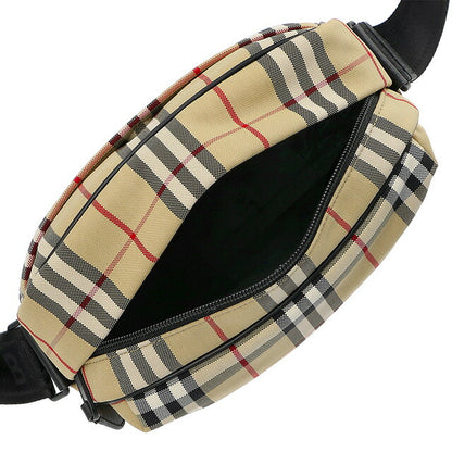 バ−バリ− ショルダーバッグ メンズ ブランド BURBERRY チェック 8084111 ベージュ 8084111