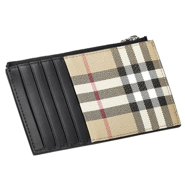 バ−バリ− コインケース メンズ レディース ブランド BURBERRY チェック 8084166 ベージュ 8084166