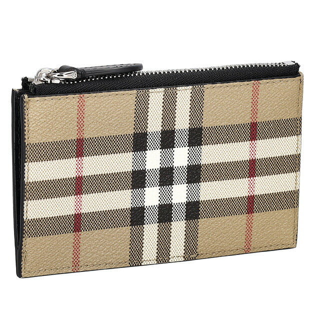 バ−バリ− コインケース メンズ レディース ブランド BURBERRY チェック 8084166 ベージュ 8084166
