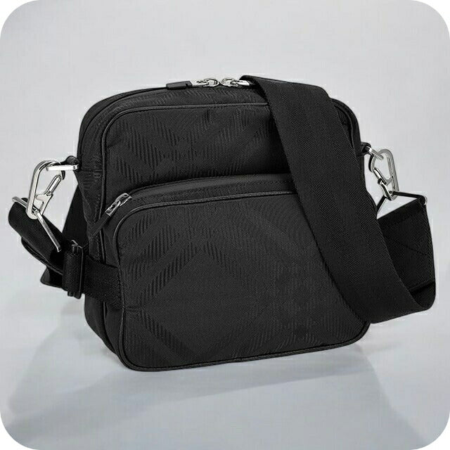 バ−バリ− ショルダーバッグ メンズ ブランド BURBERRY 8085380 ブラック 8085380