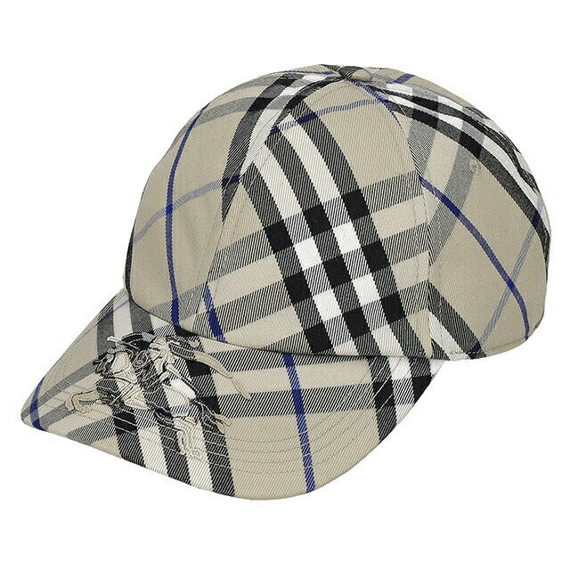 バ−バリ− キャップ メンズ レディース ブランド BURBERRY チェック 8085722 L ベージュ 8085722-L