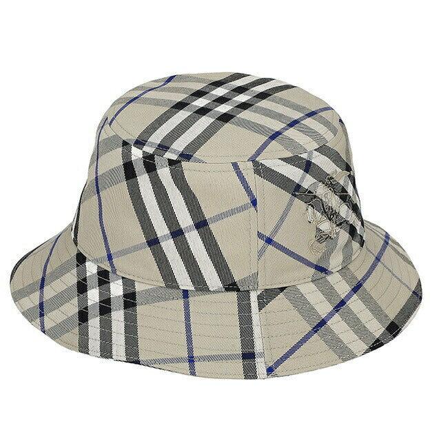 バ−バリ− ハット メンズ レディース ブランド BURBERRY チェック 8085725 L ベージュ 8085725-L