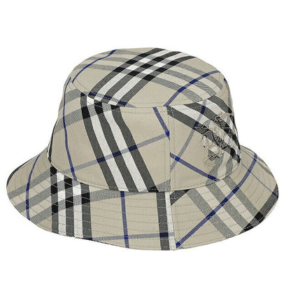 バ−バリ− ハット メンズ レディース ブランド BURBERRY チェック 8085725 L ベージュ 8085725-L