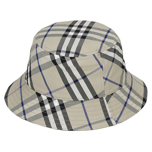 バ−バリ− ハット メンズ レディース ブランド BURBERRY チェック 8085725 M ベージュ 8085725-M