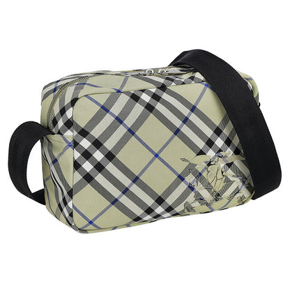 バ−バリ− ショルダーバッグ メンズ ブランド BURBERRY チェック 8091335 ライトベージュ 8091335
