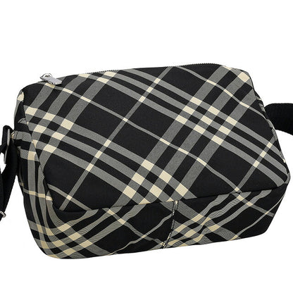 バ−バリ− ショルダーバッグ メンズ ブランド BURBERRY チェック 8092017 ブラック 8092017