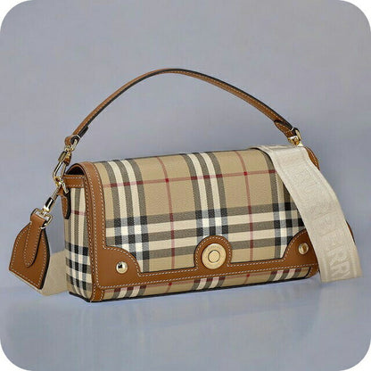 バ−バリ− ショルダーバッグ レディース ブランド BURBERRY チェック 8092048 ベージュ 8092048