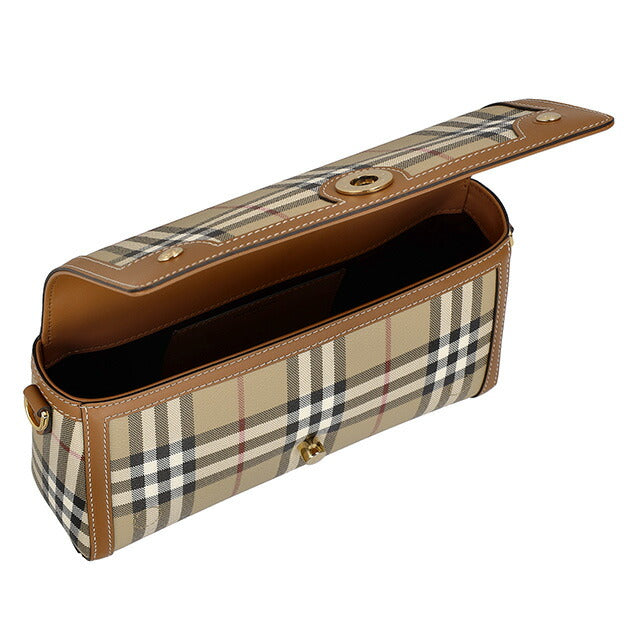 バ−バリ− ショルダーバッグ レディース ブランド BURBERRY チェック 8092048 ベージュ 8092048