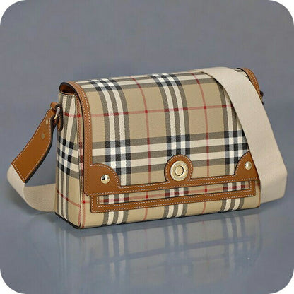 バ−バリ− ショルダーバッグ レディース ブランド BURBERRY チェック 8092067 ベージュ 8092067