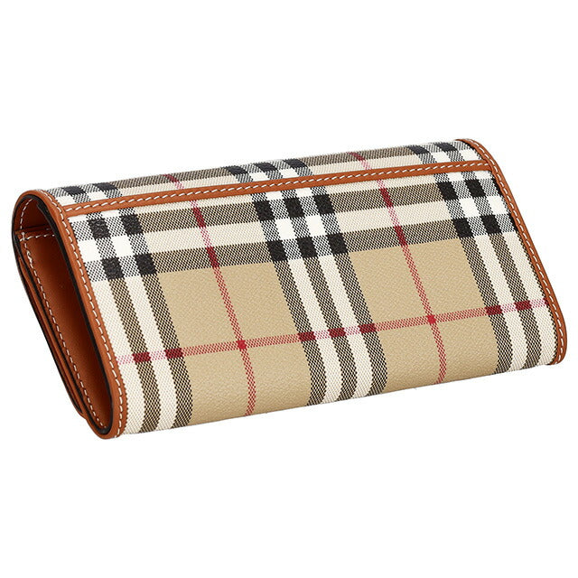 バ−バリ− 長財布 レディース ブランド BURBERRY チェック 8094421 ベージュ 8094421
