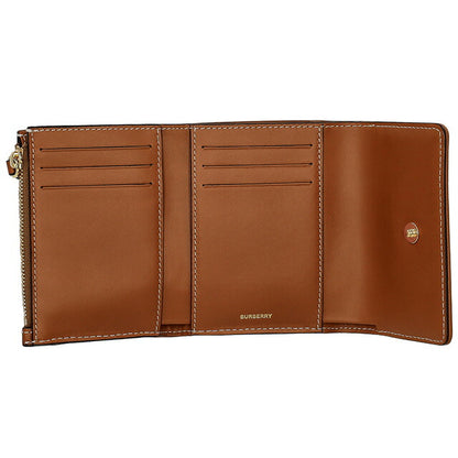 バ−バリ− 三つ折り財布 レディース ブランド BURBERRY チェック 8094423 ベージュ 8094423