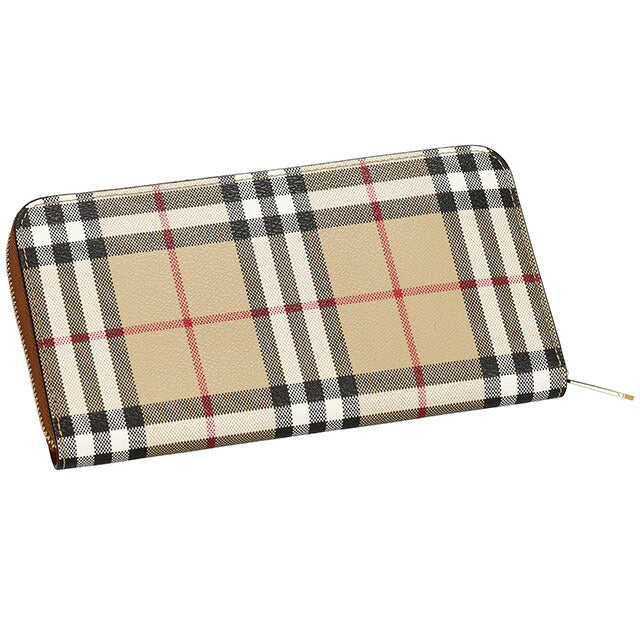 バ−バリ− 長財布 メンズ ブランド BURBERRY チェック 8094438 ベージュ 8094438