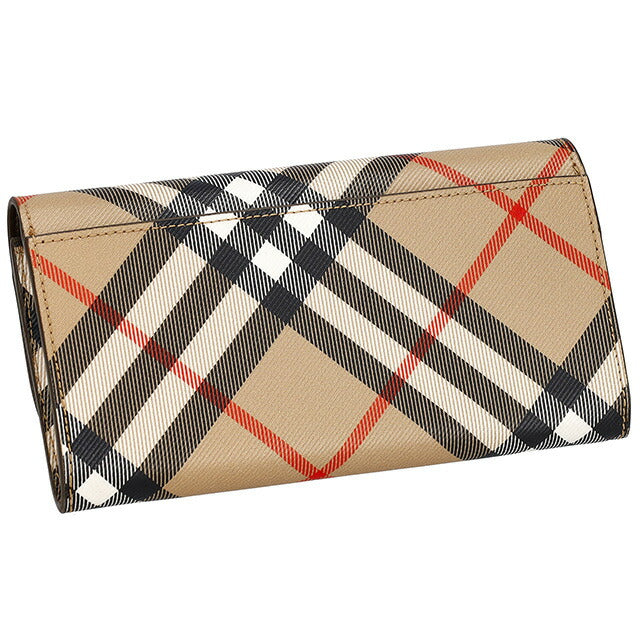 バ−バリ− 長財布 メンズ ブランド BURBERRY チェック 8095272 ベージュ 8095272