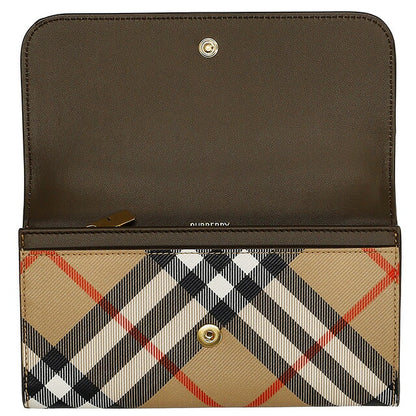 バ−バリ− 長財布 メンズ ブランド BURBERRY チェック 8095272 ベージュ 8095272