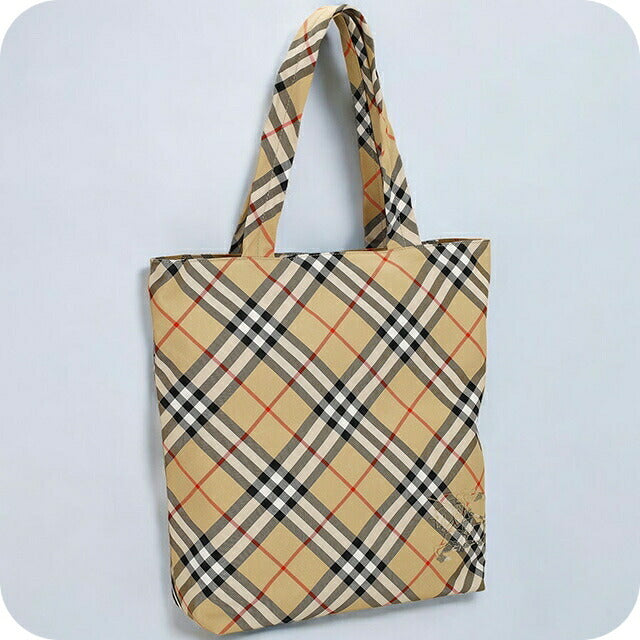 バ−バリ− トートバッグ メンズ ブランド BURBERRY チェック 8097716 ベージュ 8097716