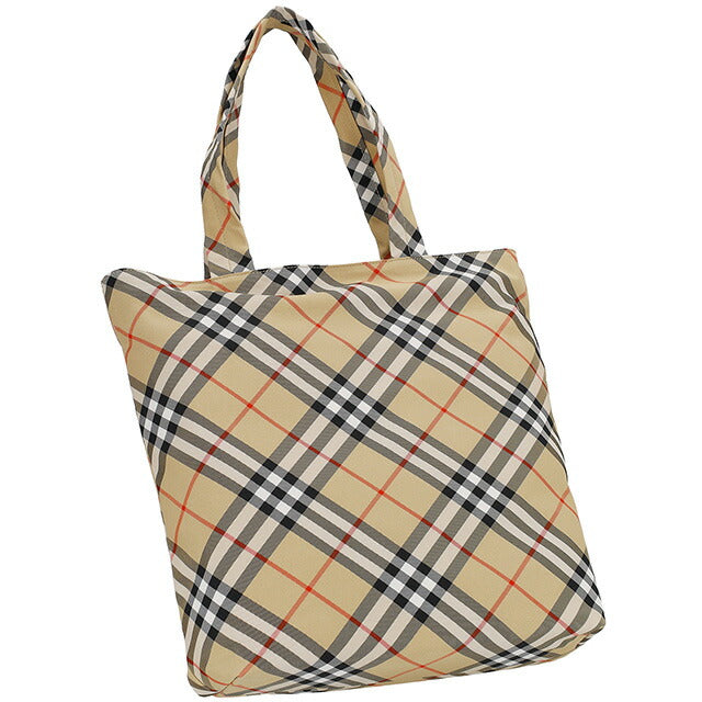 バ−バリ− トートバッグ メンズ ブランド BURBERRY チェック 8097716 ベージュ 8097716
