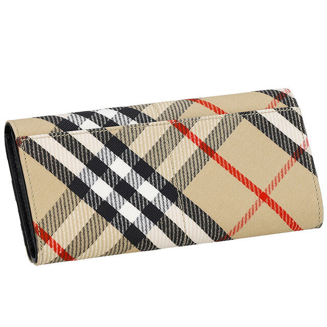 バ−バリ− 長財布 メンズ ブランド BURBERRY チェック 8099215 ベージュ 8099215