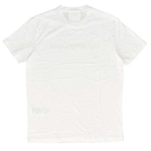 エンポリオ・アルマーニ Tシャツ メンズ ブランド EMPORIO ARMANI 8N1TN51JPZZ 0146 M ホワイト 8N1TN51JPZZ-0146-M