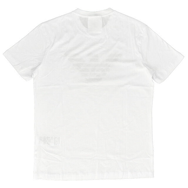エンポリオ・アルマーニ Tシャツ メンズ ブランド EMPORIO ARMANI 8N1TN51JPZZ 0147 M ホワイト 8N1TN51JPZZ-0147-M