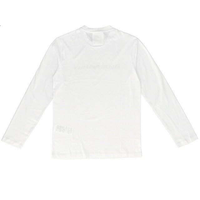 エンポリオ・アルマーニ Tシャツ メンズ ブランド EMPORIO ARMANI 8N1TN81JPZZ 0146 M ホワイト 8N1TN81JPZZ-0146-M