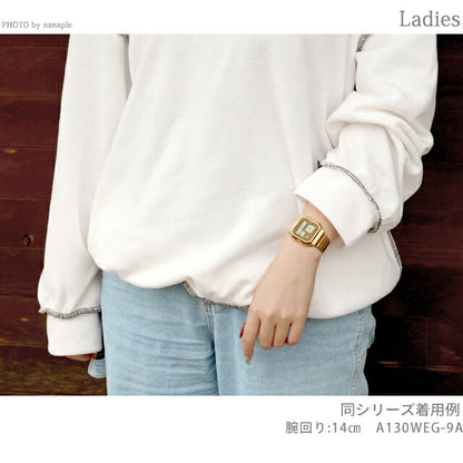 カシオ チープカシオ CASIO クォーツ 電池式 A130WE-7A クラシック ユニセックス チプカシ メンズ レディース 腕時計 ブランド カシオ casio デジタル グレー A130WE-7ADF