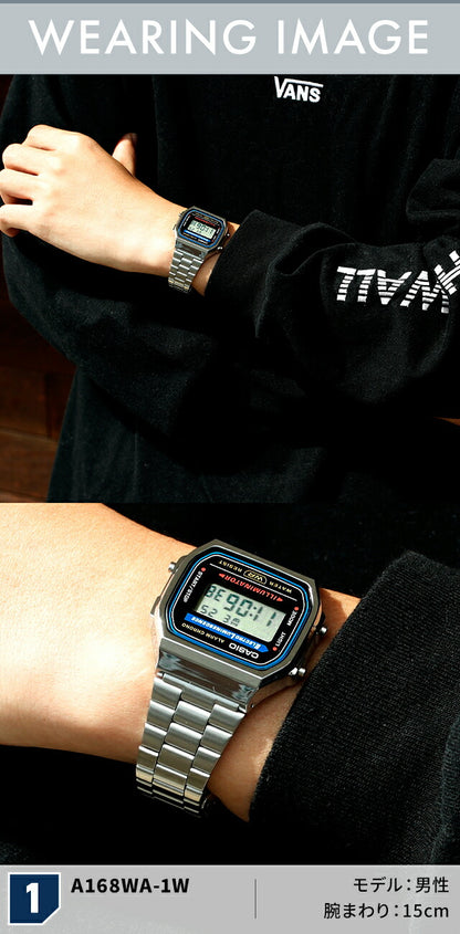 カシオ CASIO A168W チプカシ メンズ 腕時計 ブランド カシオ casio デジタル ブラック 黒 選べるモデル A168W