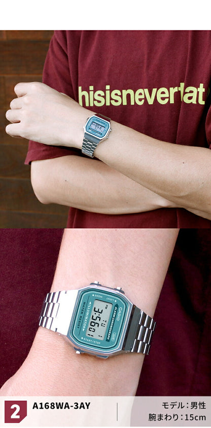 カシオ CASIO A168W チプカシ メンズ 腕時計 ブランド カシオ casio デジタル ブラック 黒 選べるモデル A168W