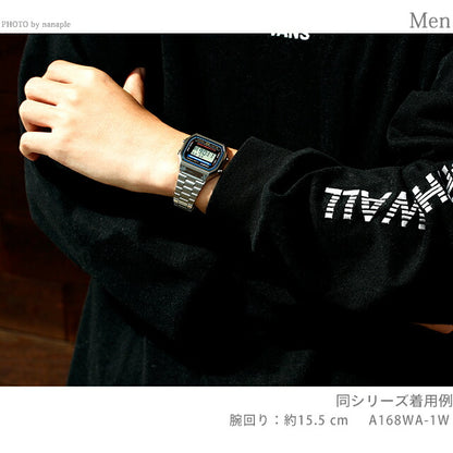 カシオ CASIO A168WGG-1B ビンテージ チプカシ メンズ 腕時計 ブランド カシオ casio デジタル ブラック ガンメタ 黒 A168WGG-1BDF