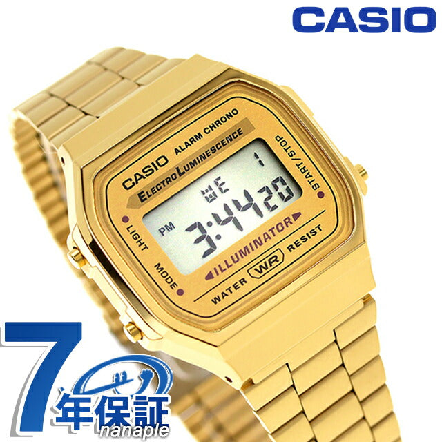 カシオ CASIO A168WG-9W ヴィンテージ 海外モデル メンズ 腕時計 ブランド カシオ casio デジタル ゴールド A168WG-9WDF