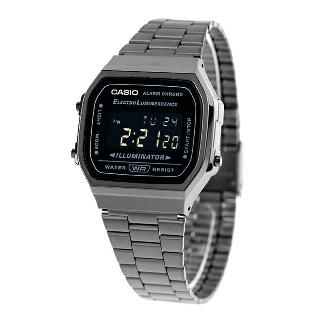 カシオ CASIO A168WGG-1B ビンテージ チプカシ メンズ 腕時計 ブランド カシオ casio デジタル ブラック ガンメタ 黒 A168WGG-1BDF