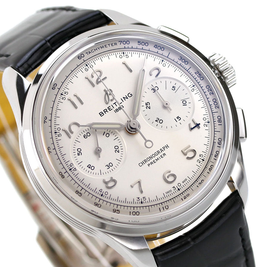 ブライトリング プレミエ B09 クロノグラフ 40 手巻き 腕時計 ブランド メンズ クロノグラフ BREITLING AB0930371G1P1 アナログ AB0930371G1P1