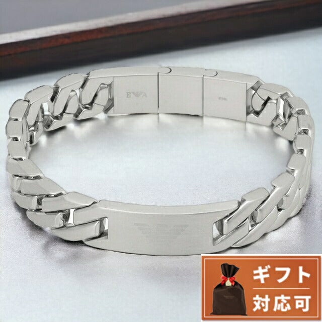 エンポリオアルマーニ EMPORIO ARMANI EGS2435040 イーグルロゴ ブレスレット シルバー メンズ アクセサリー ABEA00228M