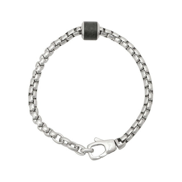 エンポリオアルマーニ EMPORIO ARMANI EGS2911040 イーグルロゴ ブレスレット ブラック/シルバー メンズ アクセサリー ABEA00229M