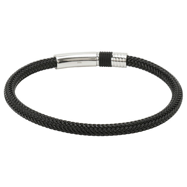エンポリオアルマーニ EMPORIO ARMANI EGS1624001 / EGS1624001 19 イーグルロゴ ブレスレット ブラック/シルバー メンズ アクセサリー EAGLE LOGO BRACELET ABEA00230M