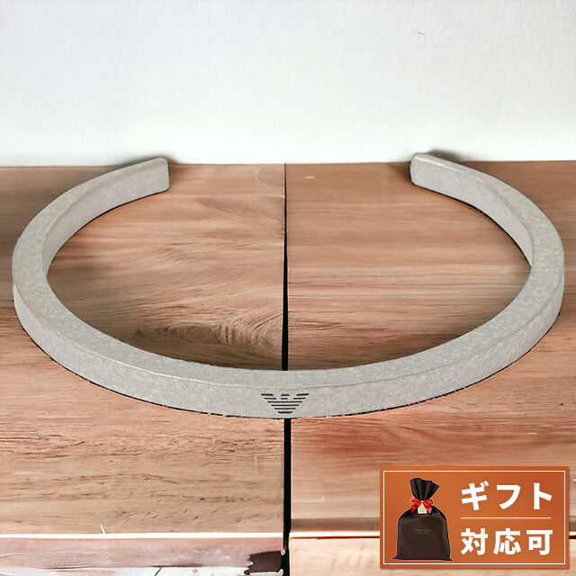 エンポリオアルマーニ EMPORIO ARMANI EGS3039040 イーグルロゴ カフブレスレット バングル シルバー メンズ アクセサリー ABEA00231M